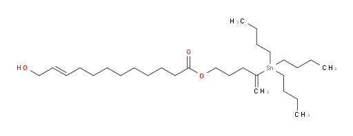 (E)-4-(三丁基锡基)戊-4-烯-1-基 12-羟基十二-10-烯酸酯