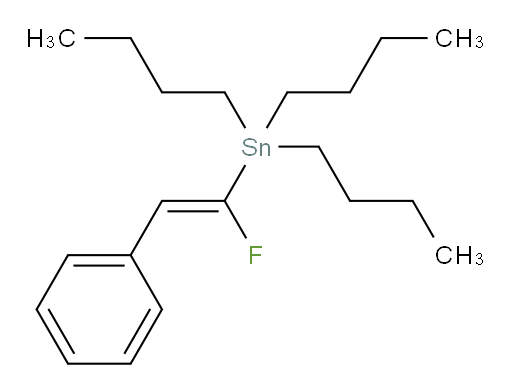 (E)-tributyl(1-fluoro-2-phenylvinyl)stannane