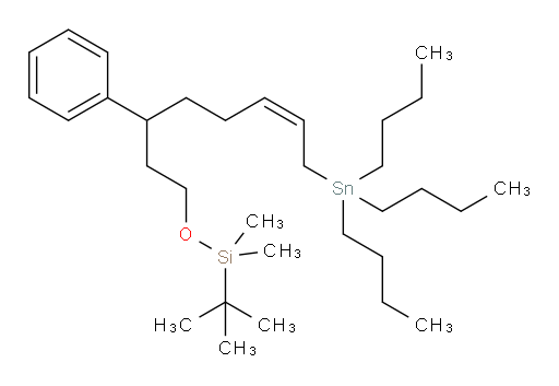 (Z)-tert-butyldimethyl((3-phenyl-8-(tributylstannyl)oct-6-en-1-yl)oxy)silane