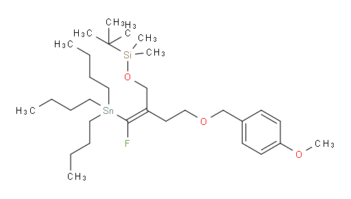 (Z)-tert-butyl(2-(fluoro(tributylstannyl)methylene)-4-((4-methoxybenzyl)oxy)butoxy)dimethylsilane