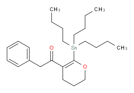 2-phenyl-1-(6-(tributylstannyl)-3,4-dihydro-2H-pyran-5-yl)ethanone