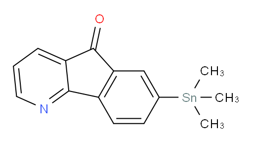 7-(三甲基锡基)-5H-茚[1,2-b]吡啶-5-酮