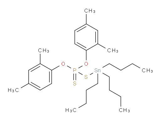 O,O-bis(2,4-dimethylphenyl) S-(tributylstannyl) phosphorodithioate