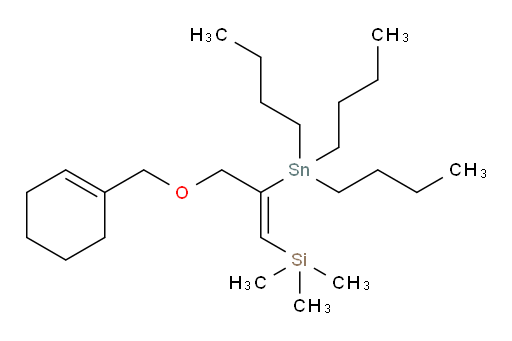 (Z)-(3-(环己-1-烯-1-基甲氧基)-2-(三丁基锡基)丙烯-1-基)三甲基硅烷