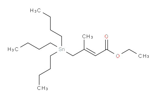 (E)-乙基 3-甲基-4-(三丁基锡基)丁-2-烯酸酯