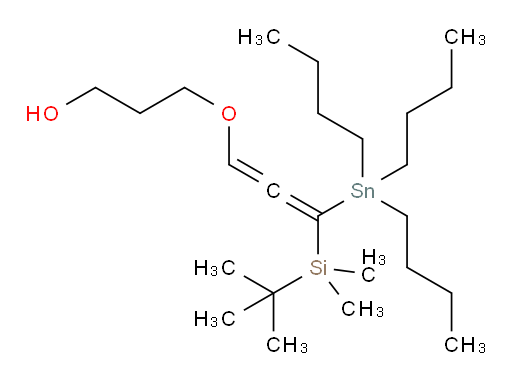 3-((3-(叔丁基二甲基硅烷基)-3-(三丁基锡基)propa-1,2-二烯-1-氧基))丙-1-醇