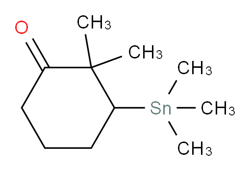 2,2-dimethyl-3-(trimethylstannyl)cyclohexanone