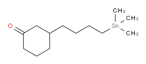 3-(4-(trimethylstannyl)butyl)cyclohexanone