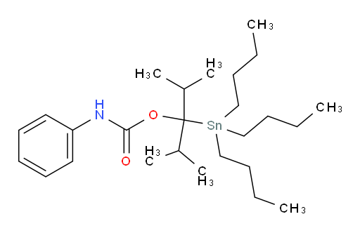 2,4-dimethyl-3-(tributylstannyl)pentan-3-yl phenylcarbamate