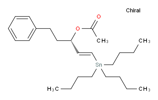 (S,E)-5-phenyl-1-(tributylstannyl)pent-1-en-3-yl acetate