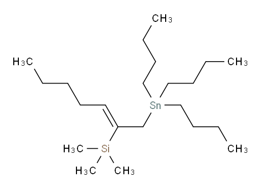 (Z)-trimethyl(1-(tributylstannyl)hept-2-en-2-yl)silane