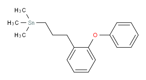 trimethyl(3-(2-phenoxyphenyl)propyl)stannane