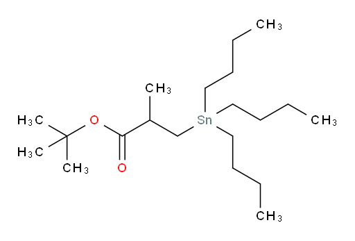 tert-butyl 2-methyl-3-(tributylstannyl)propanoate