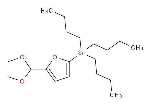 (5-(1,3-dioxolan-2-yl)furan-2-yl)tributylstannane