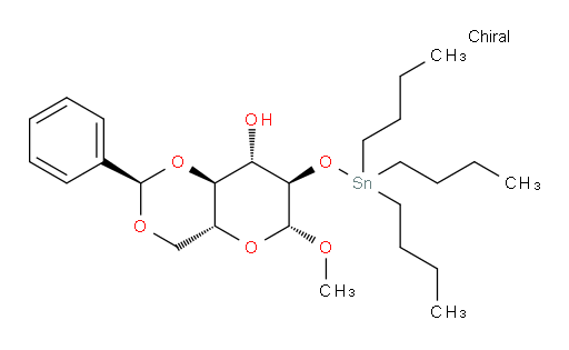 (2R,4aR,6R,7R,8S,8aS)-6-methoxy-2-phenyl-7-((tributylstannyl)oxy)hexahydropyrano[3,2-d][1,3]dioxin-8-ol