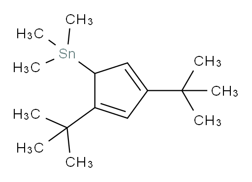 (2,4-di-tert-butylcyclopenta-2,4-dien-1-yl)trimethylstannane