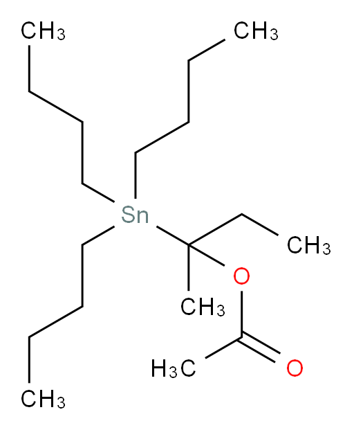 2-(tributylstannyl)butan-2-yl acetate