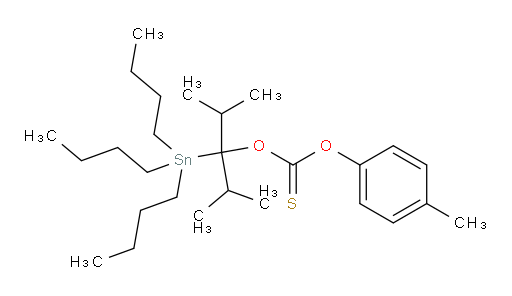 O-(2,4-dimethyl-3-(tributylstannyl)pentan-3-yl) O-p-tolyl carbonothioate