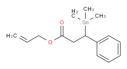 allyl 3-phenyl-3-(trimethylstannyl)propanoate