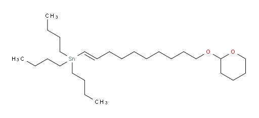 (E)-tributyl(10-((tetrahydro-2H-pyran-2-yl)oxy)dec-1-en-1-yl)stannane