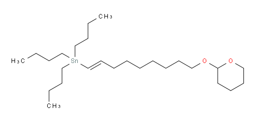 (E)-tributyl(9-((tetrahydro-2H-pyran-2-yl)oxy)non-1-en-1-yl)stannane