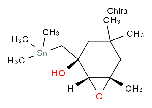 (1R,2S,6S)-4,4,6-trimethyl-2-((trimethylstannyl)methyl)-7-oxabicyclo[4.1.0]heptan-2-ol