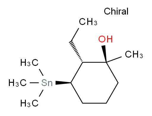 (1S,2R,3R)-2-ethyl-1-methyl-3-(trimethylstannyl)cyclohexanol
