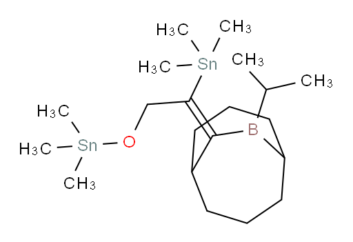 (E)-(1-(9-异丙基-9-bora双环[3.3.2]癸烷-10-亚基)-2-((三甲基锡基)氧基)乙基)三甲基锡烷