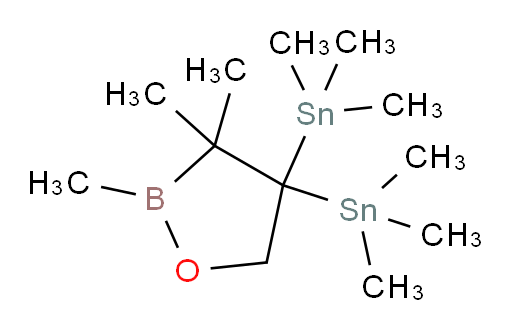 (2,3,3-trimethyl-1,2-oxaborolane-4,4-diyl)bis(trimethylstannane)