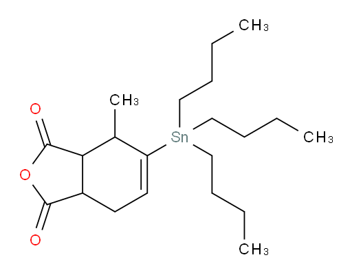 4-methyl-5-(tributylstannyl)-3a,4,7,7a-tetrahydroisobenzofuran-1,3-dione