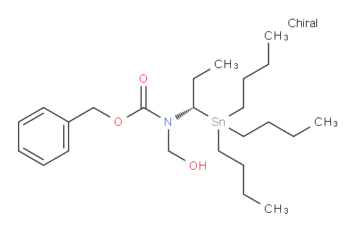 (S)-benzyl (hydroxymethyl)(1-(tributylstannyl)propyl)carbamate
