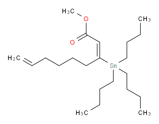 (E)-methyl 3-(tributylstannyl)nona-2,8-dienoate