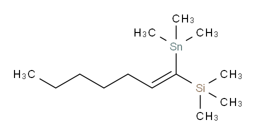 (Z)-trimethyl(1-(trimethylstannyl)hept-1-en-1-yl)silane