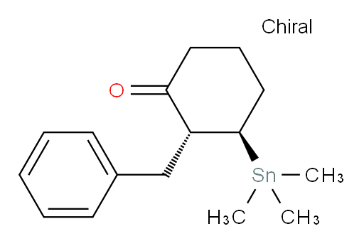(2R,3R)-2-benzyl-3-(trimethylstannyl)cyclohexanone