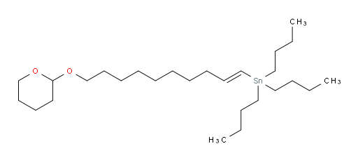 (E)-tributyl(10-((tetrahydro-2H-pyran-2-yl)oxy)dec-1-en-1-yl)stannane