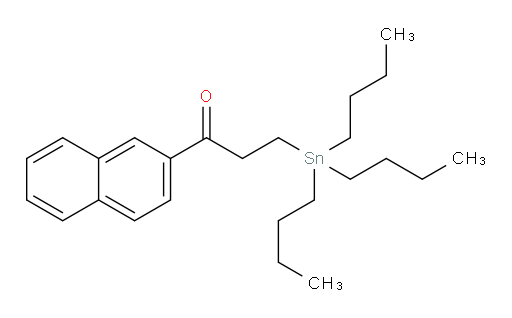 1-(naphthalen-2-yl)-3-(tributylstannyl)propan-1-one