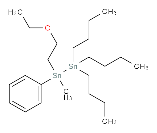 1,1,1-tributyl-2-(2-ethoxyethyl)-2-methyl-2-phenyldistannane