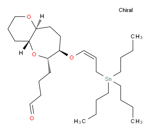 4-((4aR,6S,7R,9aS)-7-(((Z)-3-(tributylstannyl)prop-1-en-1-yl)oxy)octahydro-2H-pyrano[3,2-b]oxepin-6-yl)butanal