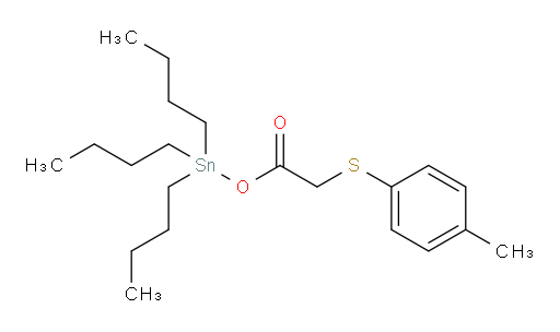 tributylstannyl 2-(p-tolylthio)acetate