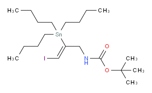 (Z)-叔丁基 (3-碘-2-(三丁基锡基)烯丙基)氨基甲酸酯
