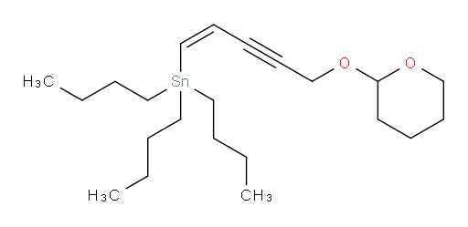 (Z)-tributyl(5-((tetrahydro-2H-pyran-2-yl)oxy)pent-1-en-3-yn-1-yl)stannane