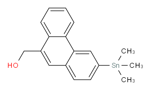 (3-(trimethylstannyl)phenanthren-9-yl)methanol