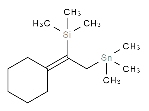(1-cyclohexylidene-2-(trimethylstannyl)ethyl)trimethylsilane