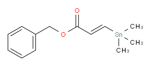 (E)-benzyl 3-(trimethylstannyl)acrylate