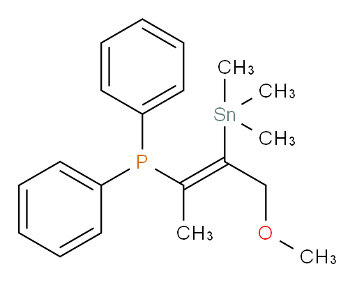 (Z)-(4-methoxy-3-(trimethylstannyl)but-2-en-2-yl)diphenylphosphine