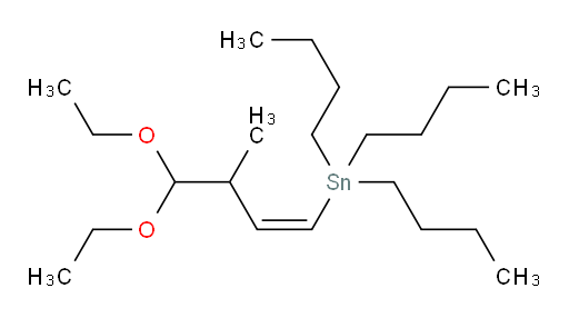 (Z)-tributyl(4,4-diethoxy-3-methylbut-1-en-1-yl)stannane