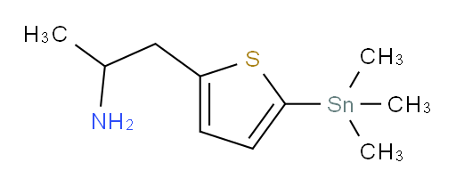 1-(5-(trimethylstannyl)thiophen-2-yl)propan-2-amine