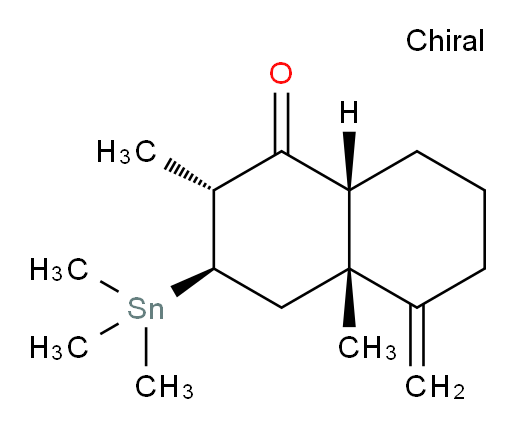 (2R,3R,4aR,8aR)-2,4a-dimethyl-5-methylene-3-(trimethylstannyl)octahydronaphthalen-1(2H)-one