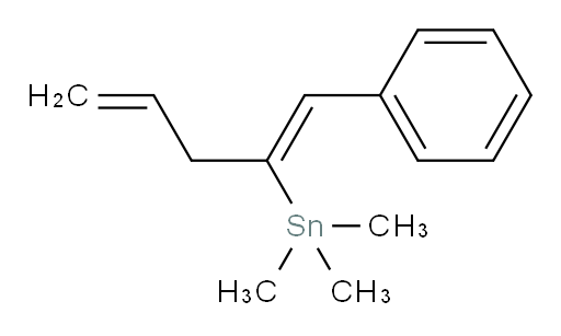 (Z)-trimethyl(1-phenylpenta-1,4-dien-2-yl)stannane