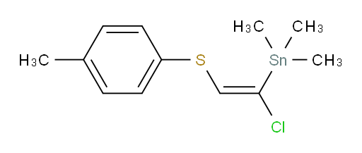 (Z)-(1-chloro-2-(p-tolylthio)vinyl)trimethylstannane